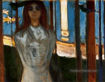 Expressionisme œuvres - la voix nuit d’été 1896 Edvard Munch Expressionism